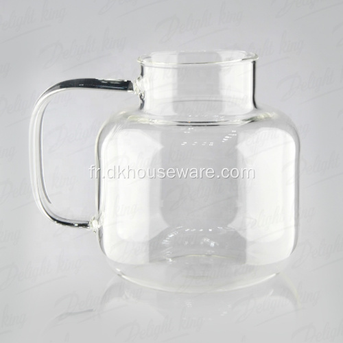 Pichet à eau en verre grand volume de 1,5 L